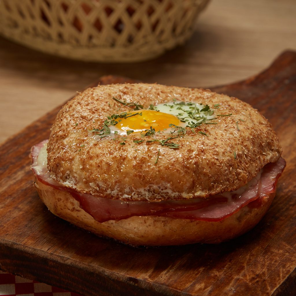 Bagel Croque Madame