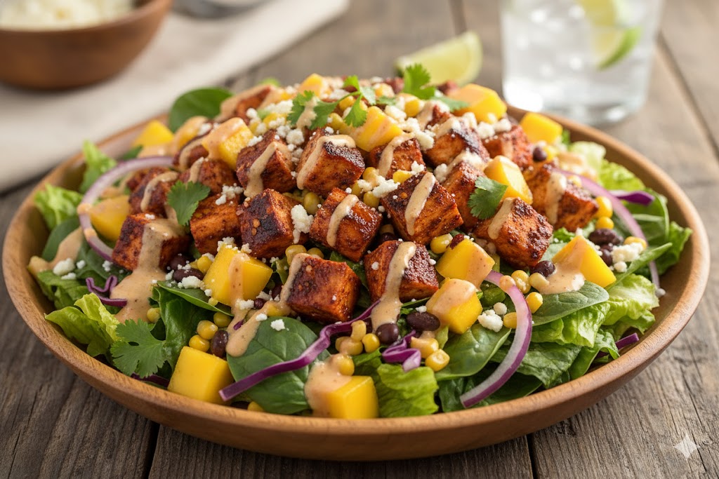 Chipotle Chicken Mango Salad