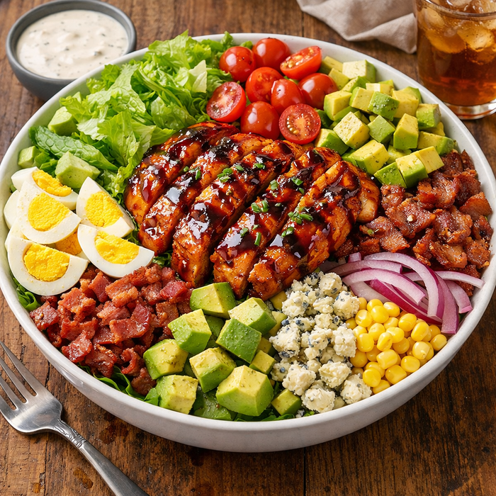 Honey Barbeque Glazed Chicken Cobb Salad