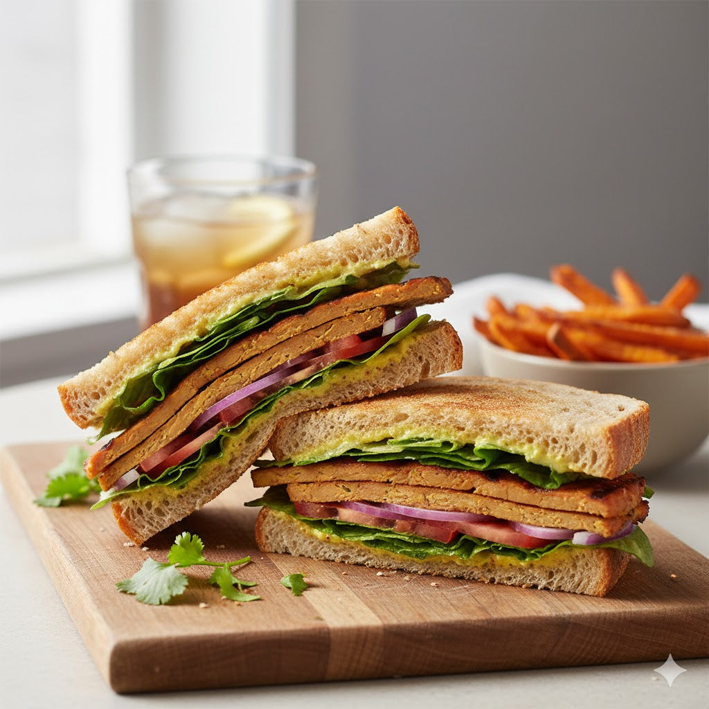 Tempeh Vegan Sandwich